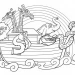 Noahs Ark Bible Story Coloring Pages