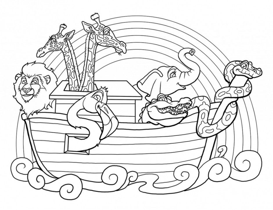 rainbow coloring pages christian for free