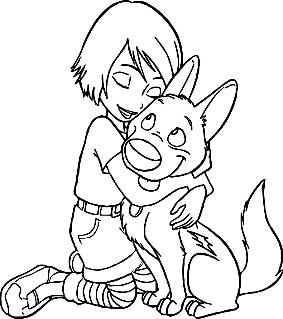 Penny And Bolt Coloring Page