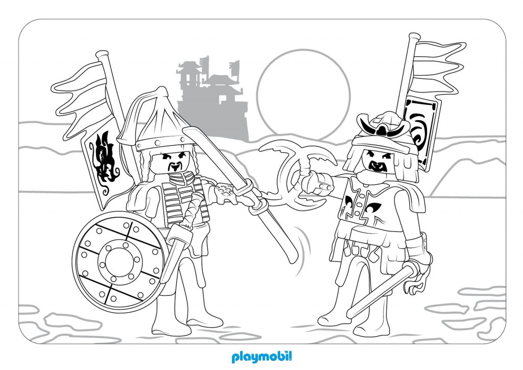 Playmobil Coloring Page