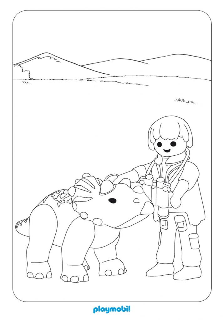 Playmobil Coloring Pages