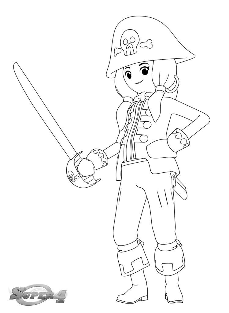 Playmobil Pirate Coloring Pages