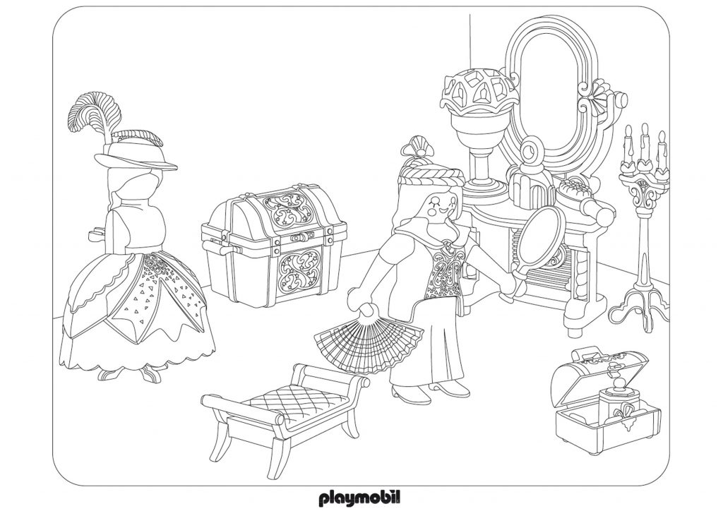 Playmobil Set Coloring Pages