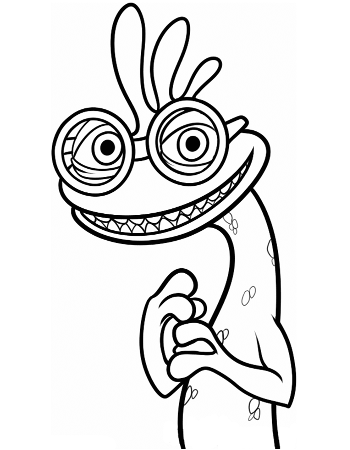 920 Disney Coloring Pages Monsters Inc  Best Free