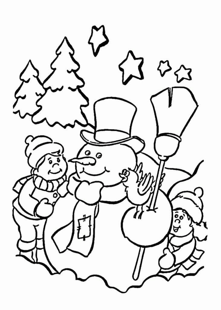 Winter Holidays Coloring Pages