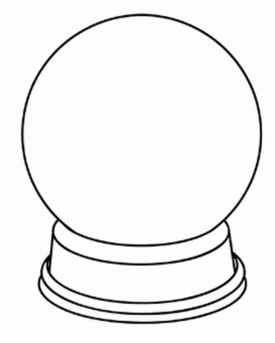 Snowglobe Coloring Pages Best Coloring Pages For Kids