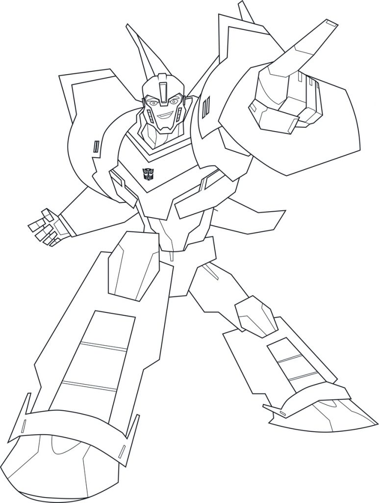 Bumble bee Transformer Coloring Pages