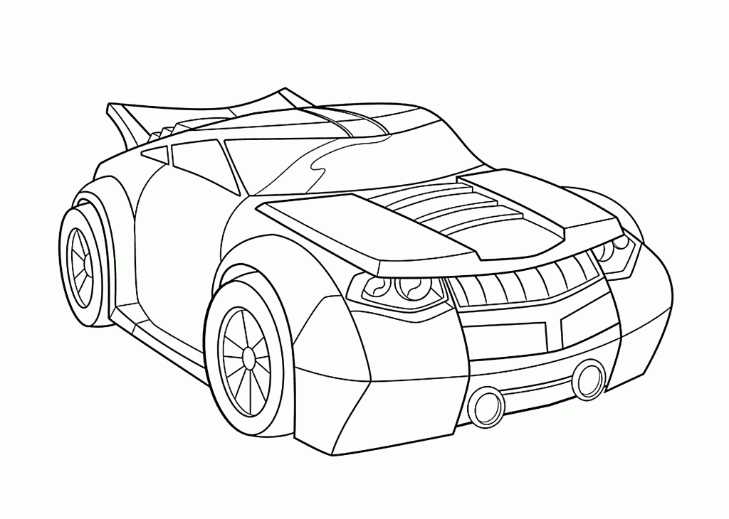 Bumblebee Car Transformer Coloring Pages