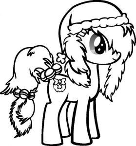 My Little Pony Christmas Coloring Pages - Best Coloring Pages For Kids