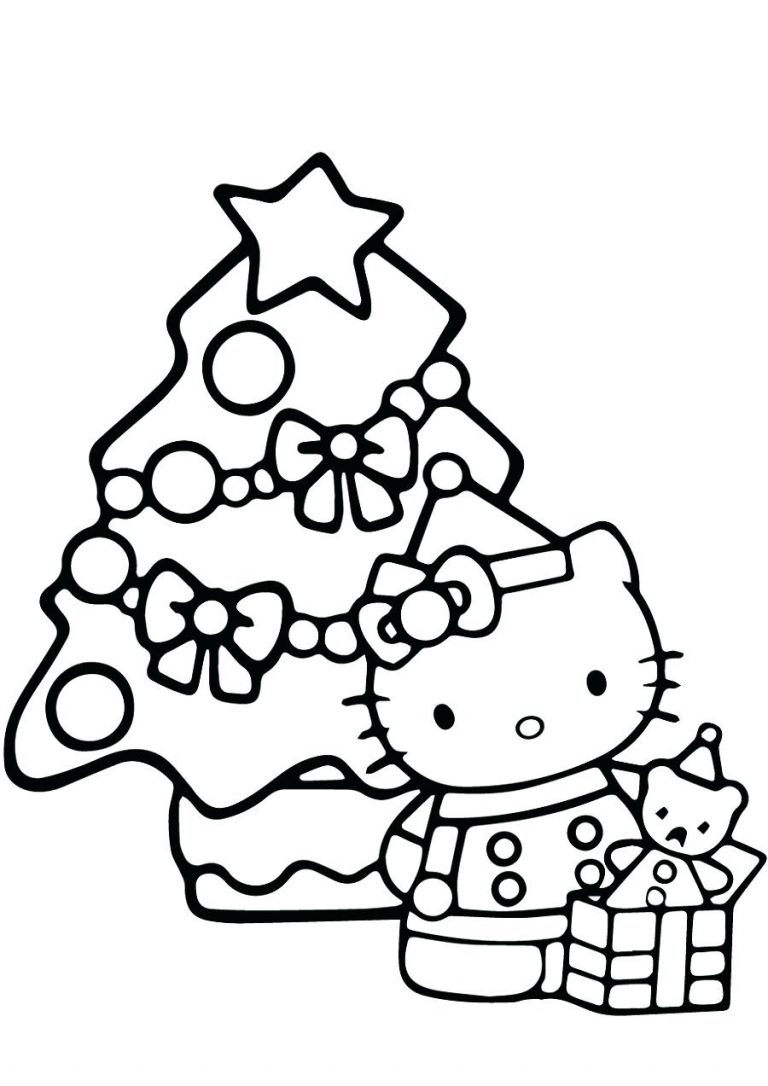 10 Festive Hello Kitty Navidad Coloring Pages for a Merry Christmas