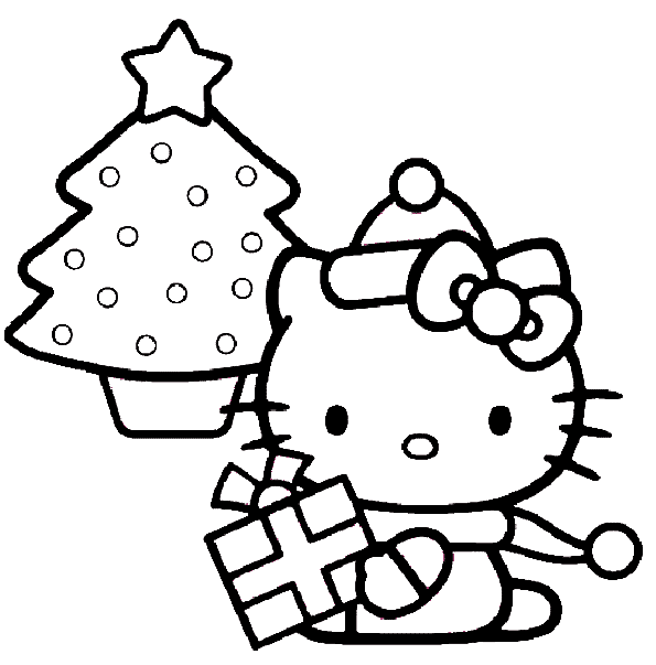 Hello Kitty Christmas Coloring Pages - Best Coloring Pages For Kids