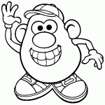 Hello Mr Potato Head Coloring Pages