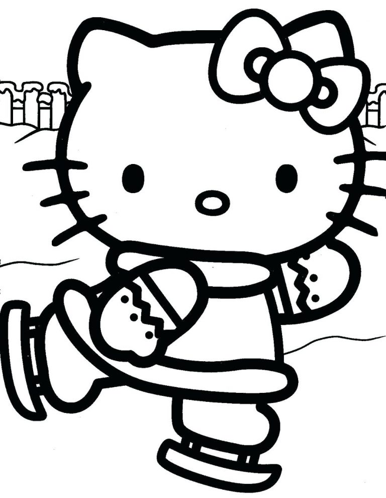 Hello Kitty Christmas Coloring Pages - Best Coloring Pages For Kids