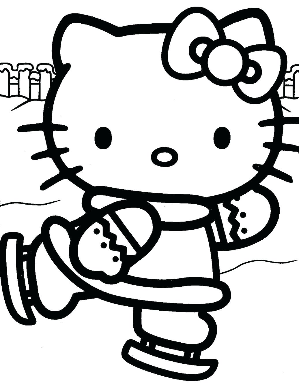 Hello Kitty Christmas Coloring Pages   Best Coloring Pages For Kids