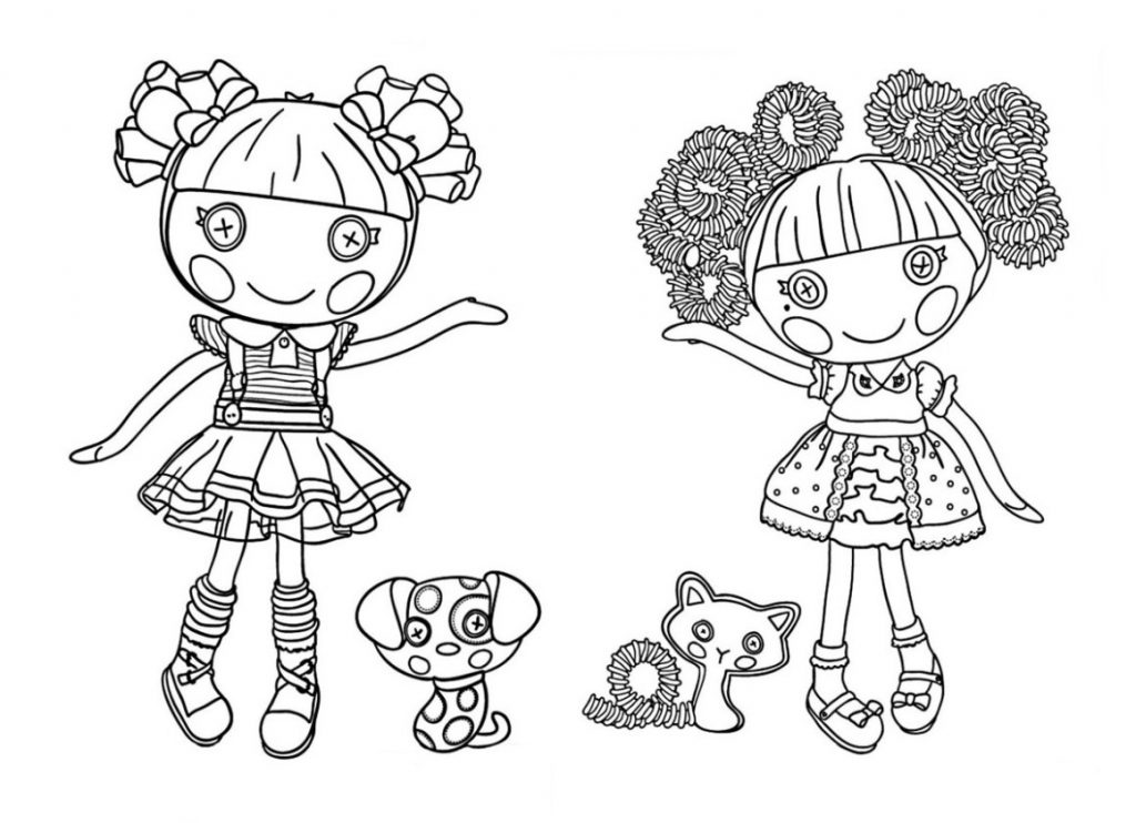 Lalaloopsy Characters Coloring Pages