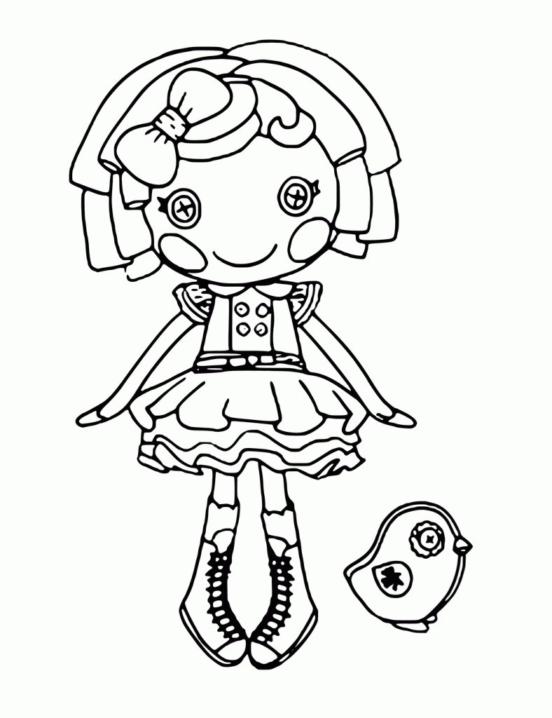 Lalaloopsy Dot Starlight Coloring Page