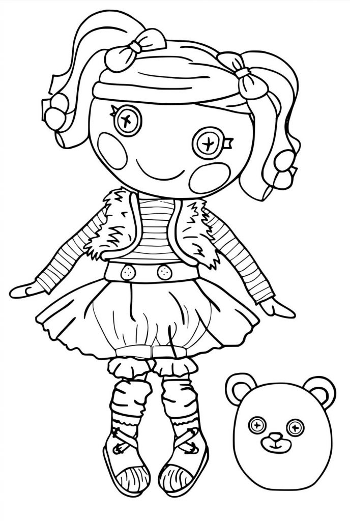 Lalaloopsy Mittens Fluff N Stuff Coloring Page