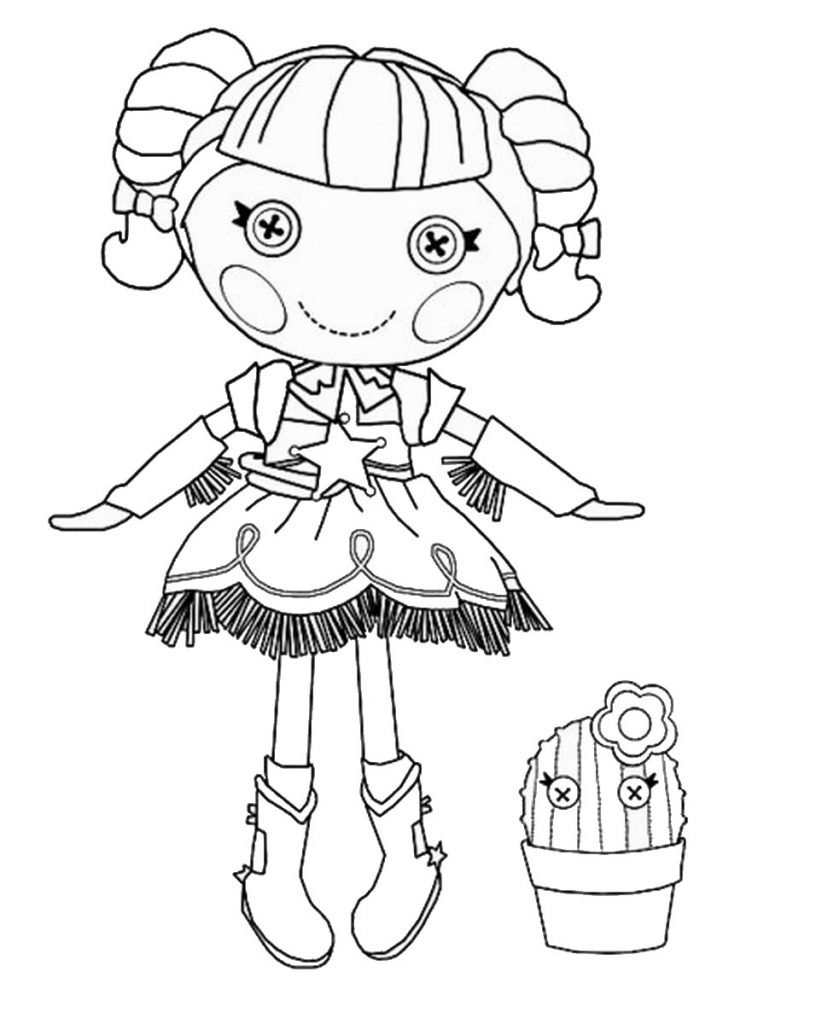 Lalaloopsy Prairie Dusty Trails Coloring Page