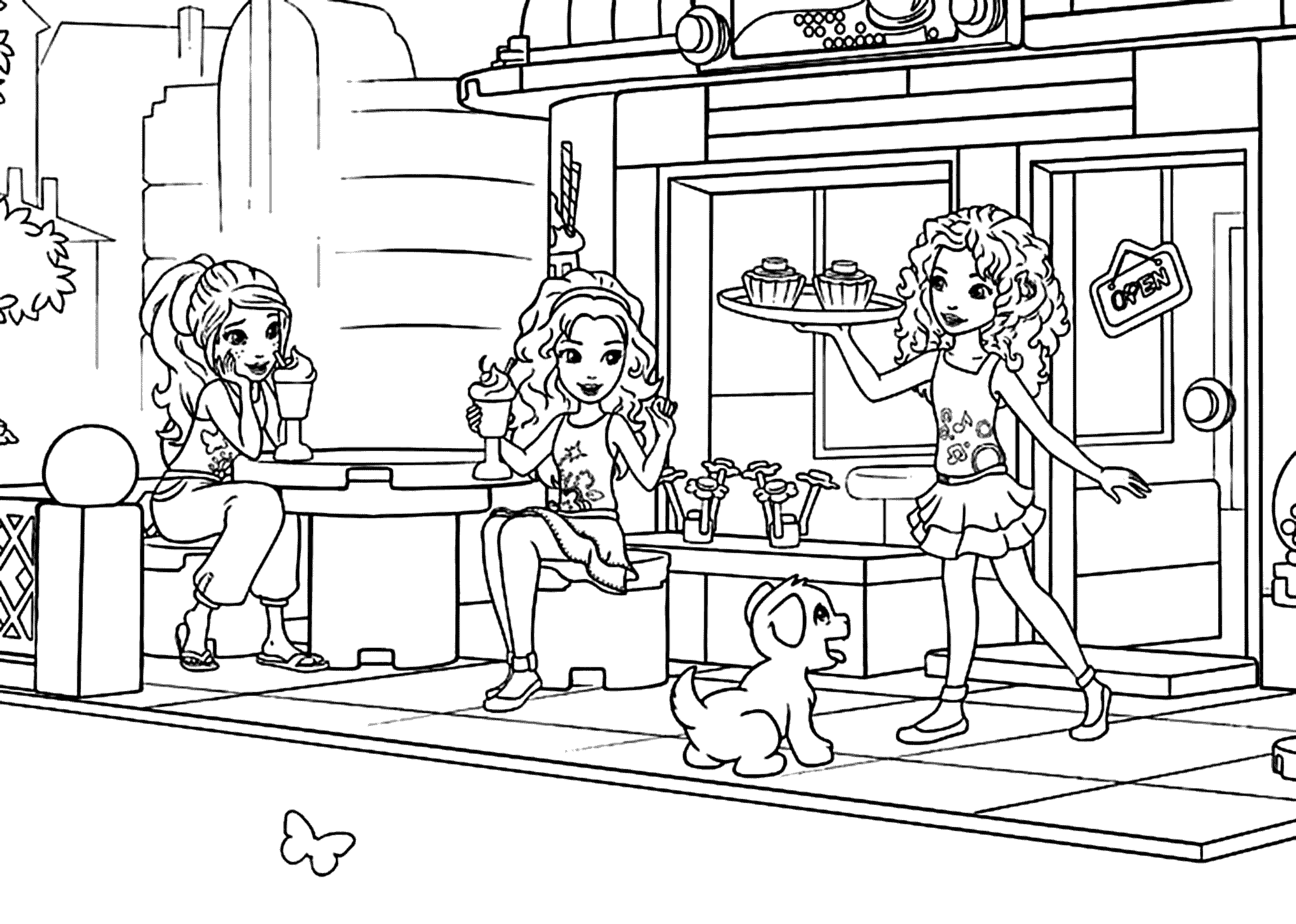 Lego Friends Coloring Pages Best Coloring Pages For Kids