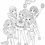 Lego Friends Goodies Coloring Pages