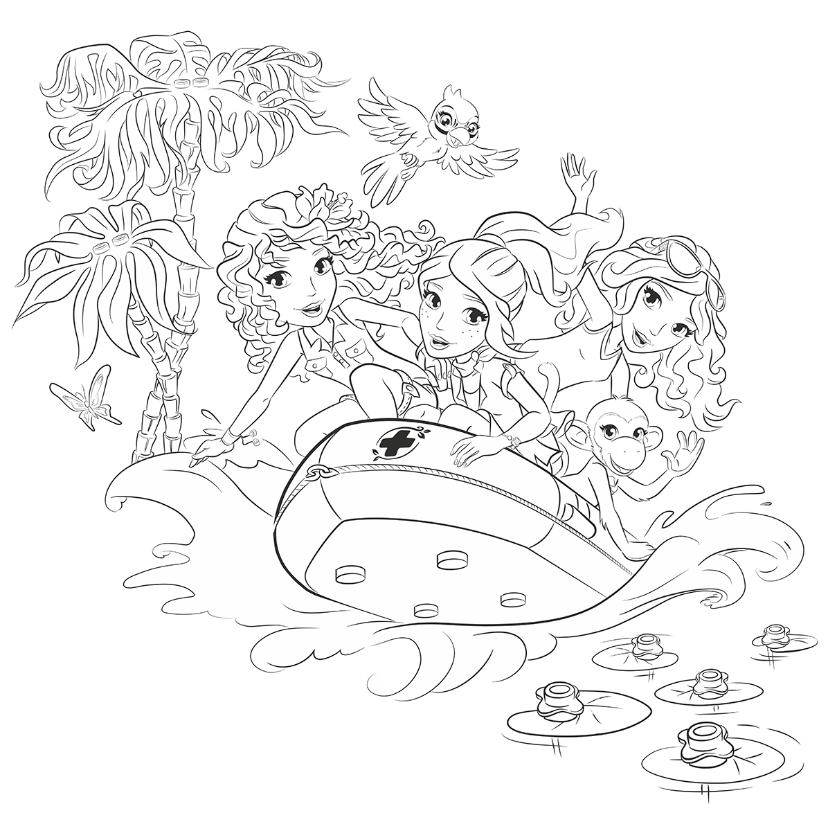 Lego Friends Coloring Pages - Best Coloring Pages For Kids