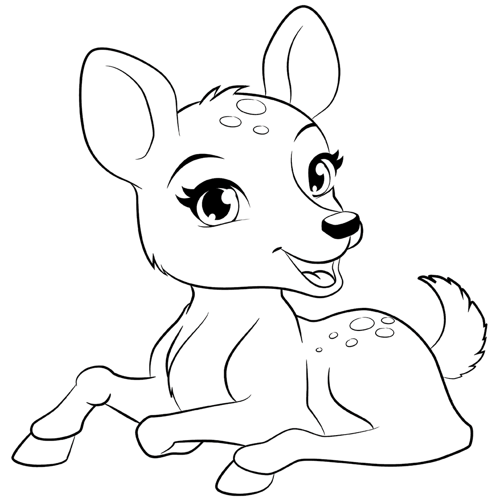 Misty The Fawn Lego Friends Coloring Pages
