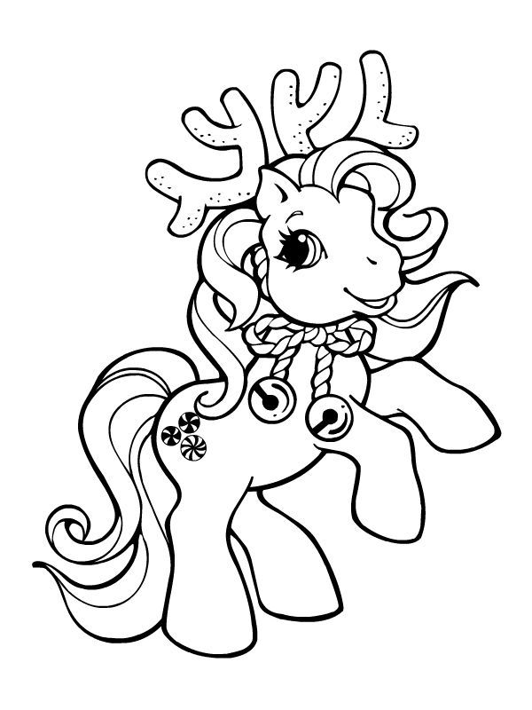 My Little Pony Christmas Coloring Pages - Best Coloring Pages For Kids