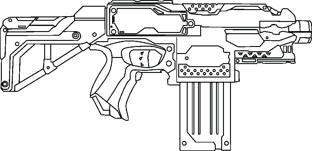 Nerf Coloring Page - Super Fun Coloring