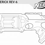 Nerf Gun Maverick Coloring Pages