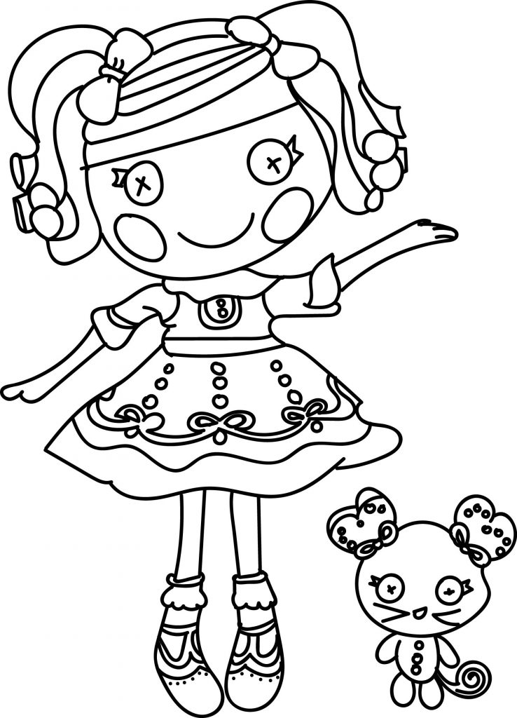 Pretty Lalaloopsy Coloring Pages