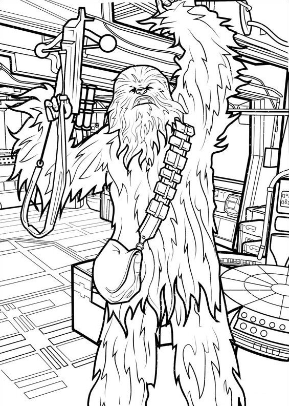Chewbacca Coloring Pages  Best Coloring Pages For Kids