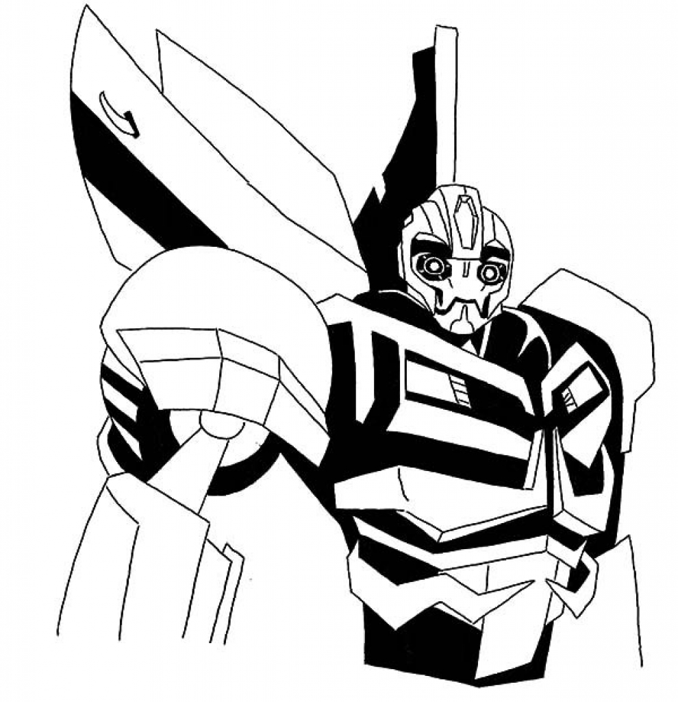 Transformer Bumblebee Coloring Page