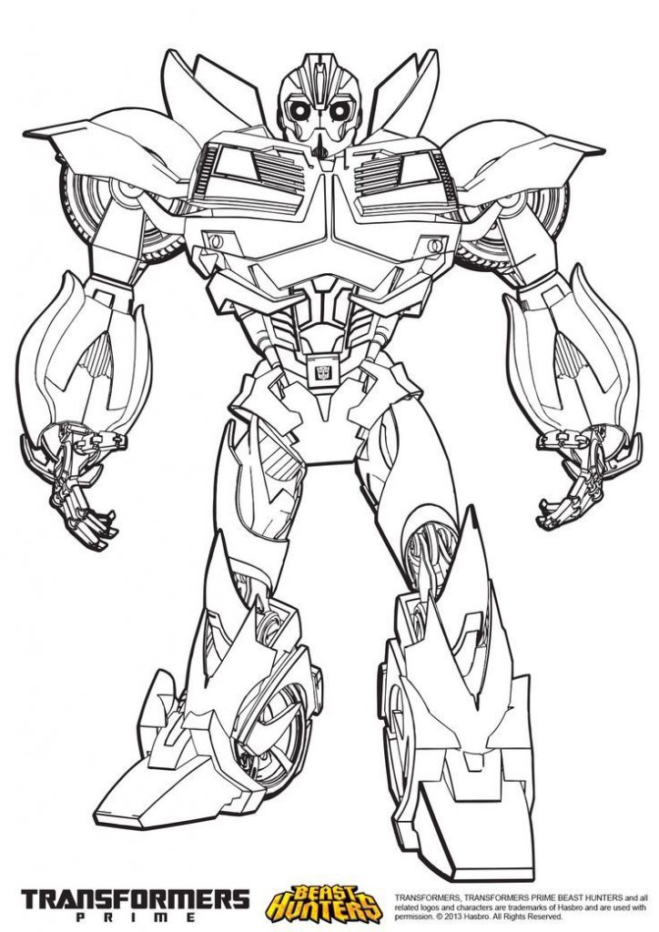 Transformers Bumblebee Coloring Page