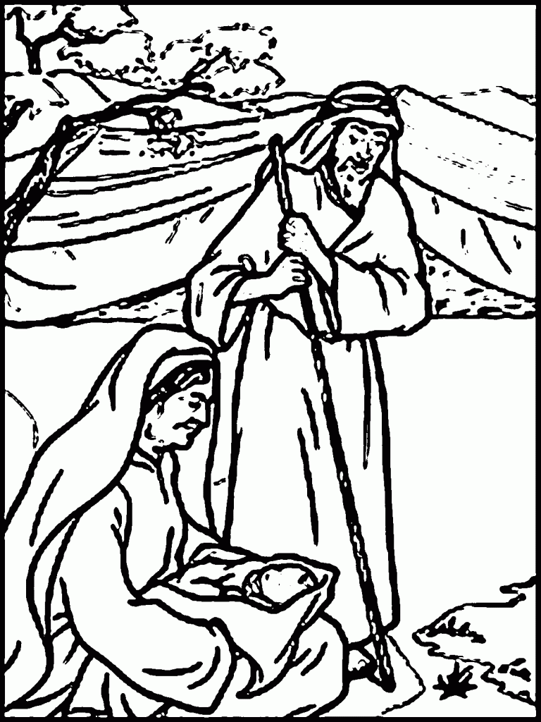 Abraham And Sarah Bible Coloring Pages