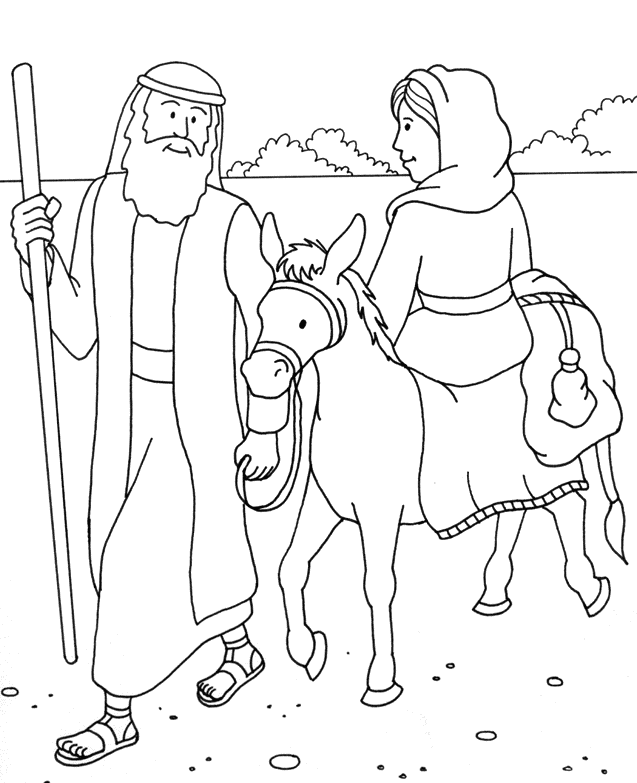 Abraham And Sarah Printable Bible Coloring Pages