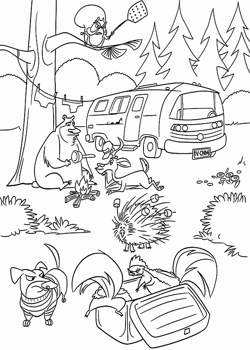 Forest Coloring Pages Best Coloring Pages For Kids