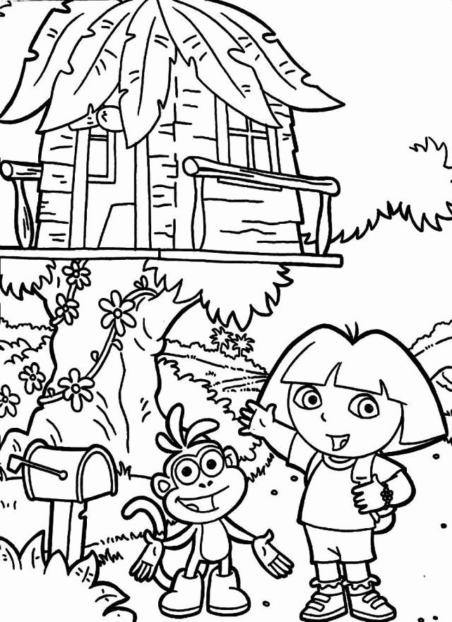 Treehouse Coloring Pages - Best Coloring Pages For Kids