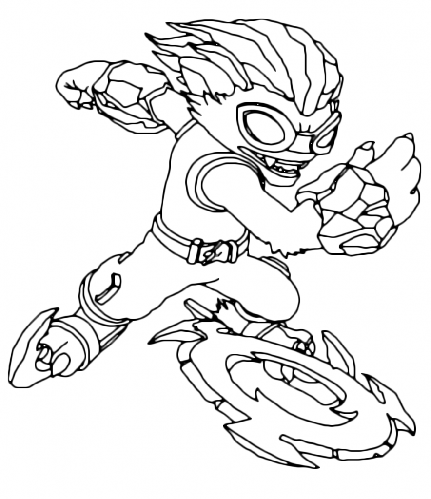 Freeze Blade Skylanders Coloring Pages