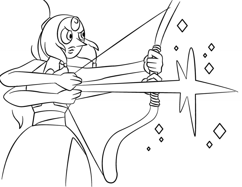 Opal Steven Universe Coloring Pages