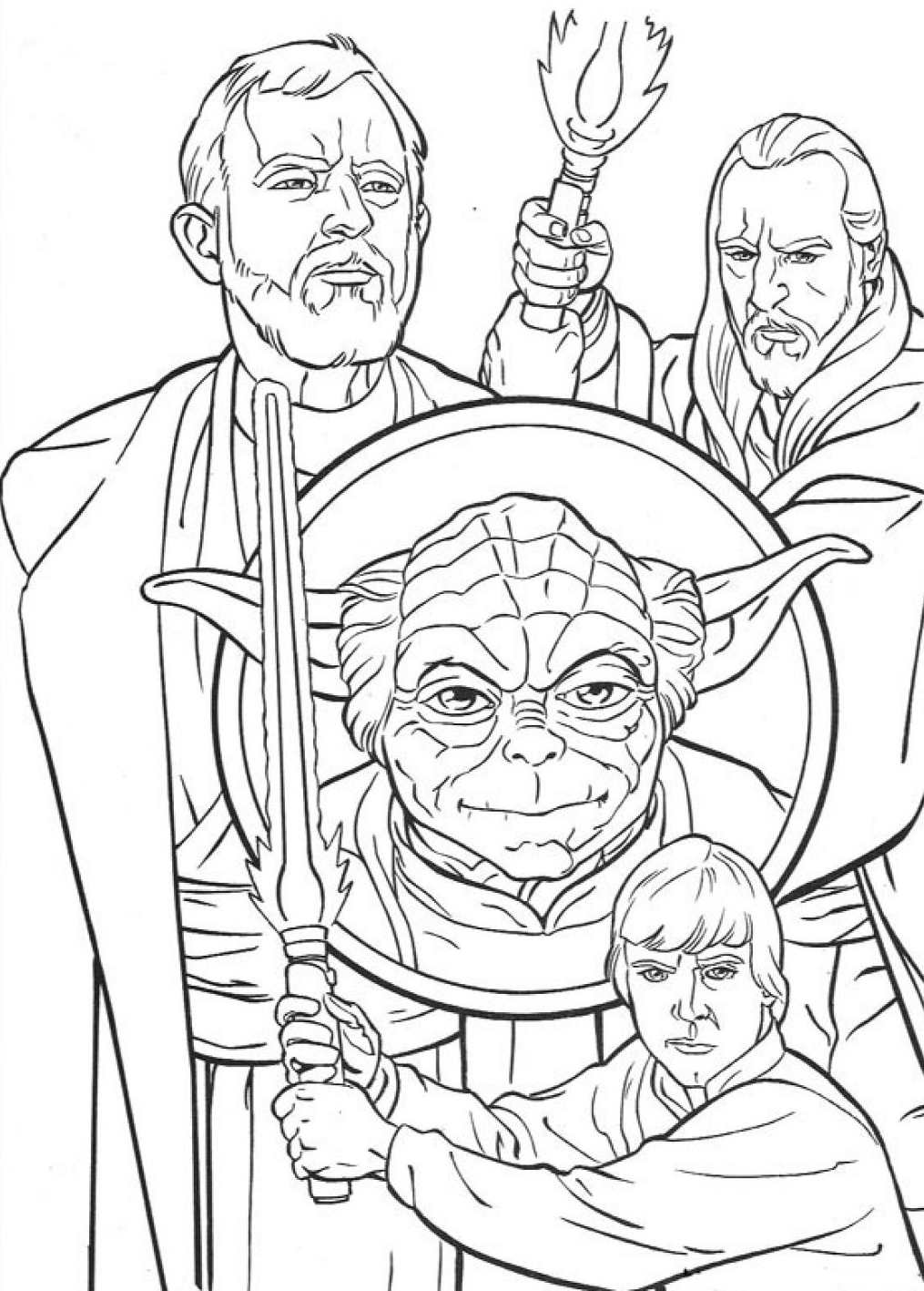 Luke Skywalker Coloring Pages - Best Coloring Pages For Kids