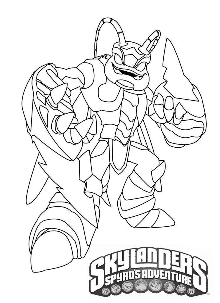 Swarm Skylanders Coloring Pages