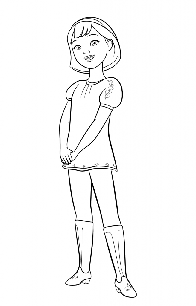 Abigail Spirit Riding Free Coloring Page