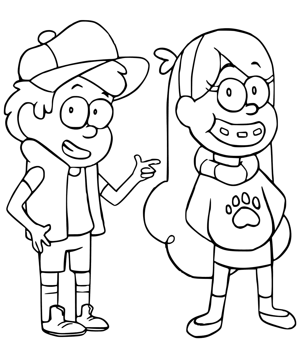 Gravity Falls Coloring Pages Best Coloring Pages For Kids