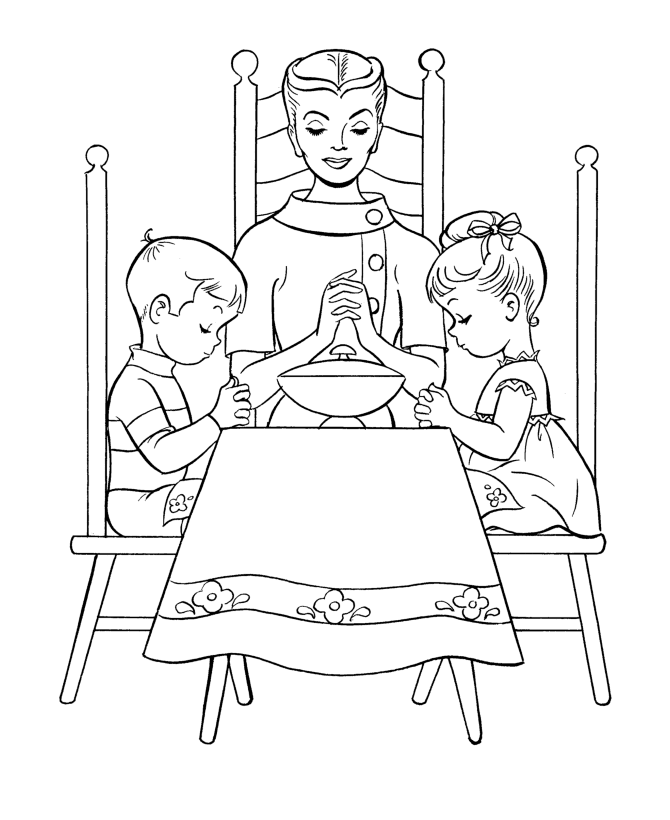 catholic childrens coloring pages on prayer