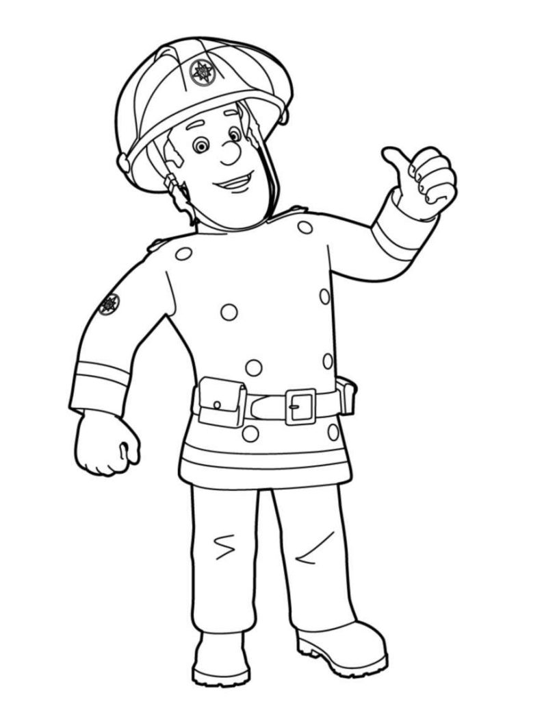 Fireman Sam Coloring Pages