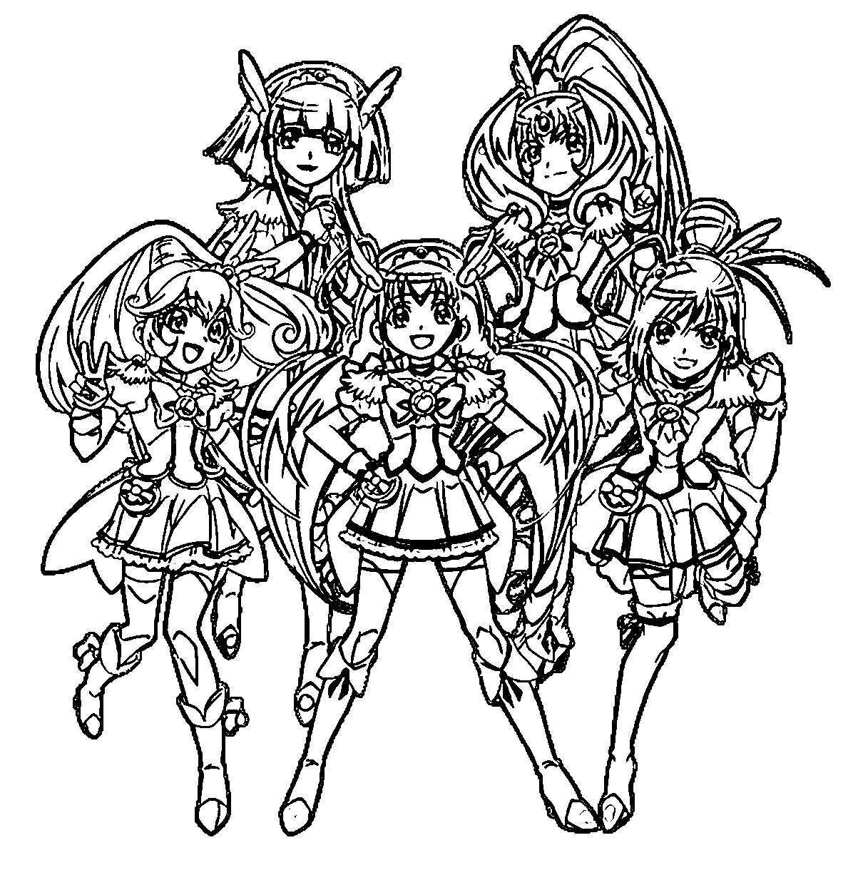 Glitter Force Coloring Pages - Best Coloring Pages For Kids