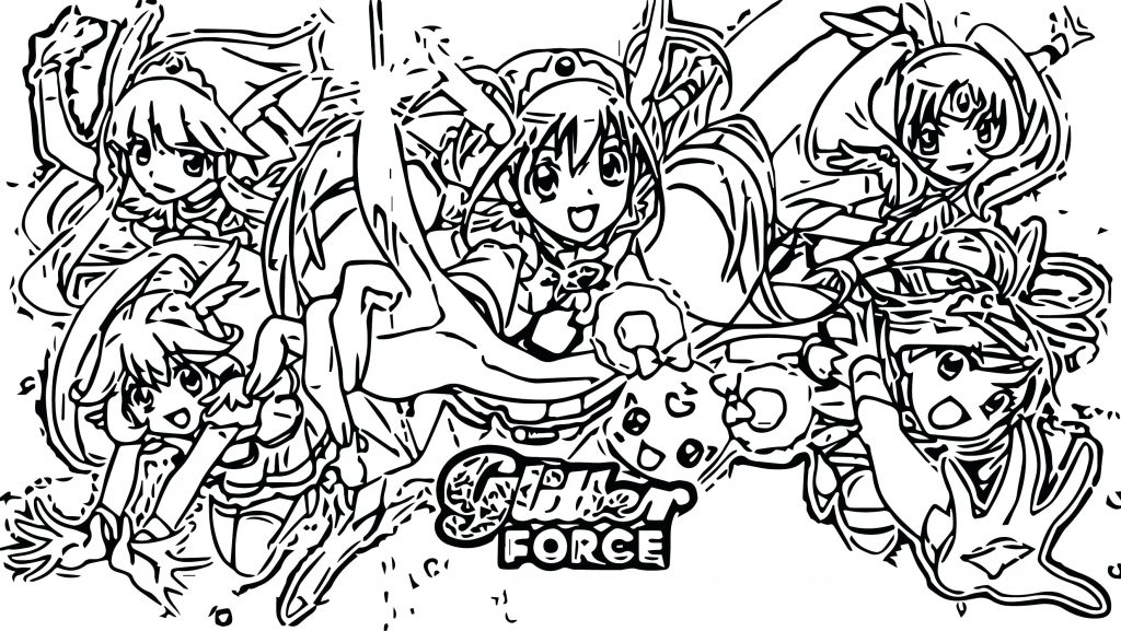 Glitter Force Coloring Pages Coloring Pages Glitter Force New Pretty Cure Google Search Of Png