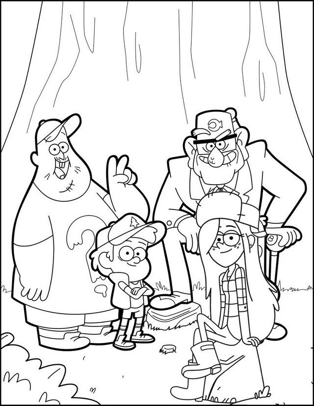 Gravity Falls Coloring Book: Gravity Falls Adult Vietnam