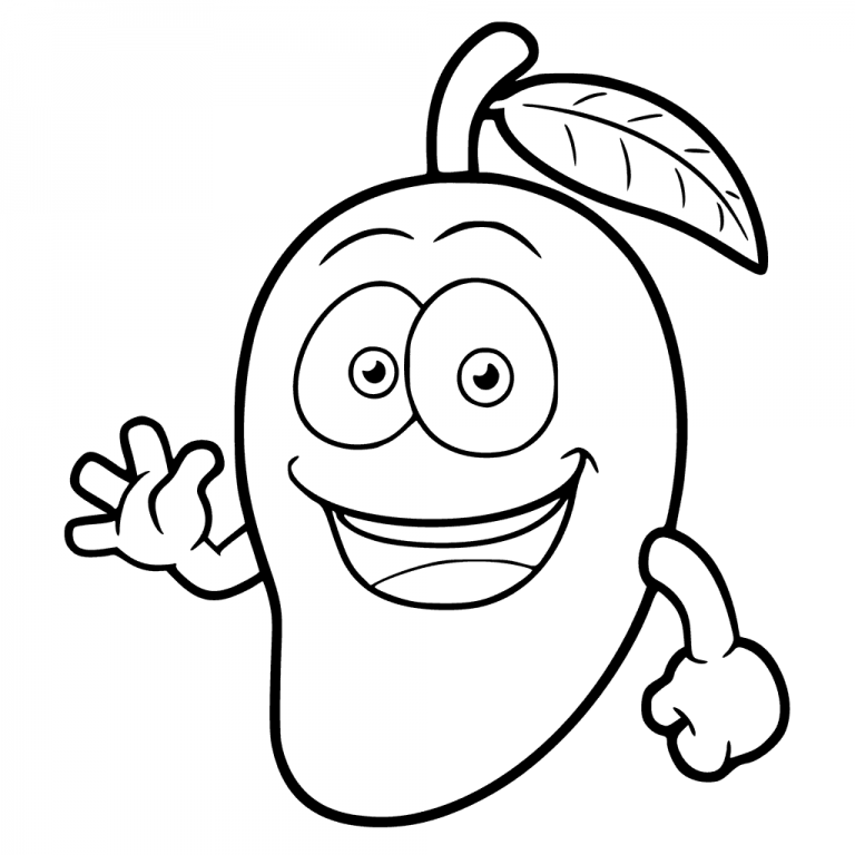Mango Coloring Pages - Best Coloring Pages For Kids
