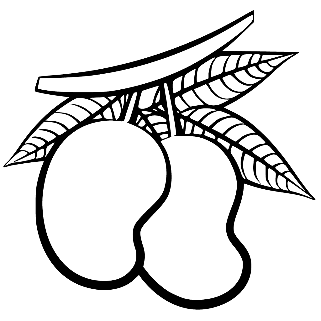 Mango Coloring Page